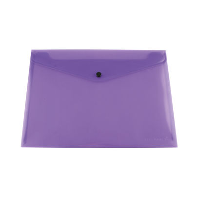 Q-Connect A4 Purple Document Folder (Pack of 12)