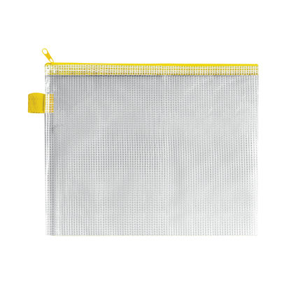 BDS Yellow 255 x 205mm Handy Zip Pouch (Pack of 5)