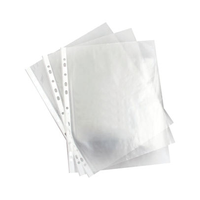 A4 Clear 35-Micron Punched Pockets (Pack of 100)