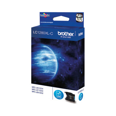 Brother LC1280XL-C Cyan High Capacity Ink Cartridge - LC1280XLC