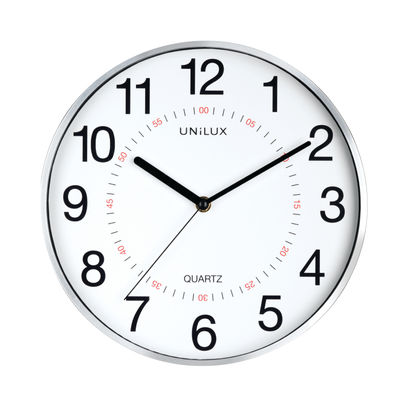 Unilux Aria Clock Metal Grey