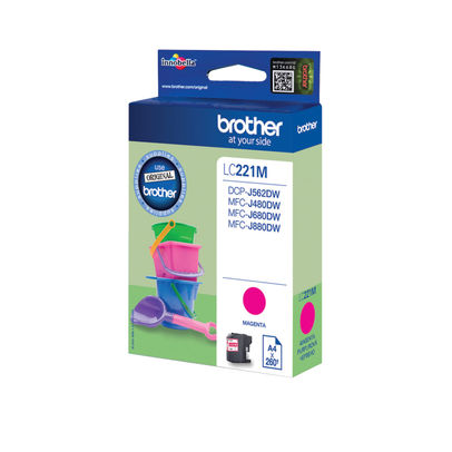 Brother LC221M Magenta Ink Cartridge - LC221M