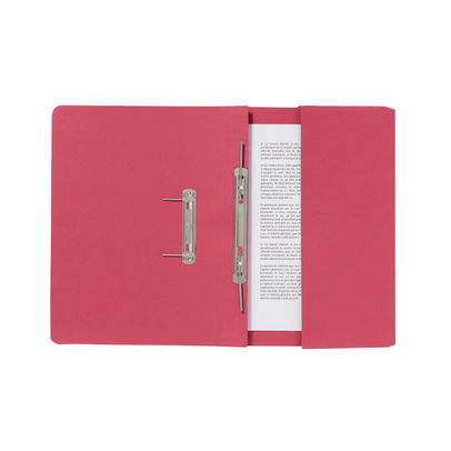 Guildhall Red Pocket Spiral Files 285gsm (Pack of 25)