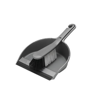 Addis Metallic Dustpan and Soft Brush Set