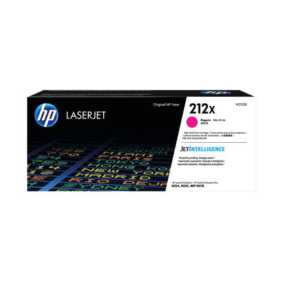 HP 212X Magenta High Yield Laserjet Toner Cartridge - W2123X