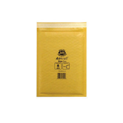 Jiffy AirKraft Bag Size 1 Gold GO-1 (Pack of 10)