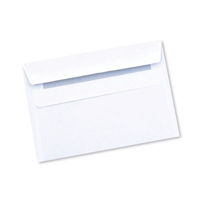 Q-Connect C6 Envelope Wallet Self Seal 90gsm White (Pack of 1000)