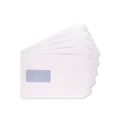 Q-Connect C5 Envelopes Window Pocket Self Seal 100gsm White (Pack of 500)