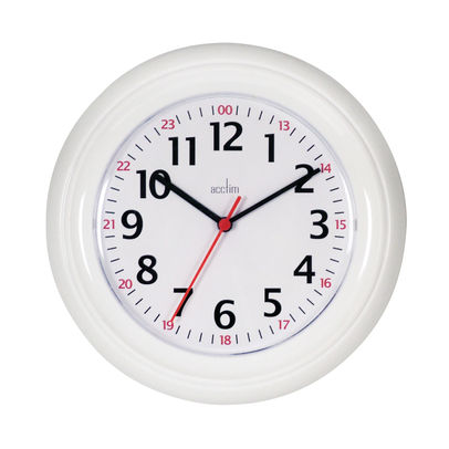 Acctim Wexham White Wall Clock