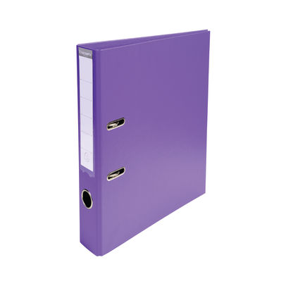 Exacompta PremTouch A4 Lever Arch File Dark Purple 50mm Spine (Pack of 10)