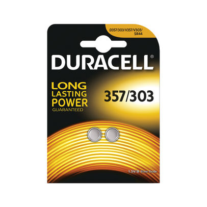 Duracell 1.5V Silver Oxide Button Battery (Pack of 2)