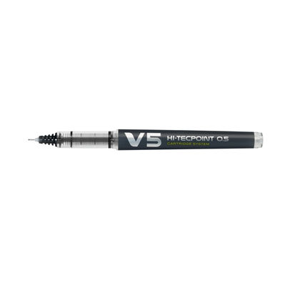 Pilot V5 Cartridge Rollerball Pen Fine Line Black (Pack of 10)