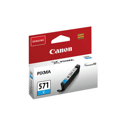 Canon CLI-571C Cyan Ink Cartridge - 0386C001