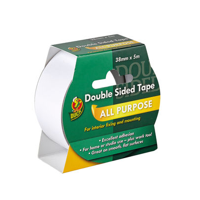 Ducktape Double-Sided Interior Tape 38mmx5m Clear (Pack of 6)