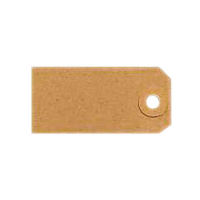 Fisher Clark Unstrung Tags 70x35mm in Buff