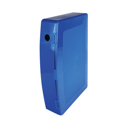 Q-Connect Polypropylene PolyBox File Foolscap Blue