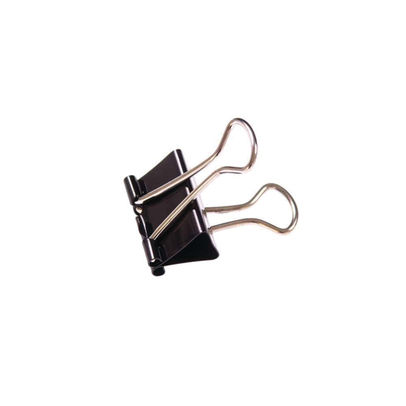 Marbig #87050 Fold Back Clips - 50mm (2inch) Black Box of 12