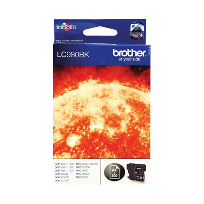 Brother LC980BK Black Inkjet Cartridge LC-980BK