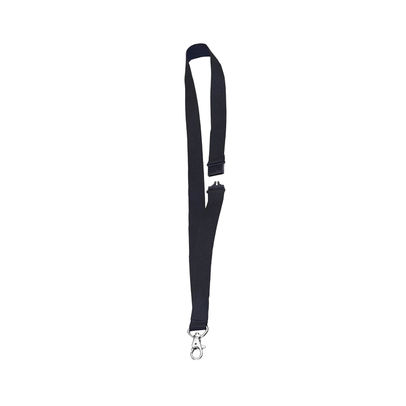 Announce Black Textile Lanyard Necklaces (Pack of 10)