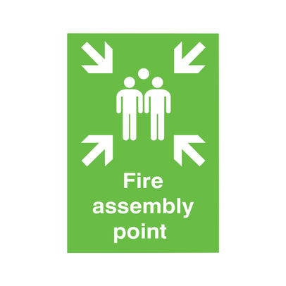 Fire Assembly Point A2 PVC Safety Sign