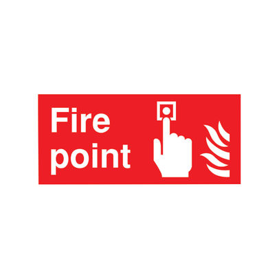 Fire Point 100 x 200mm Safety Sign