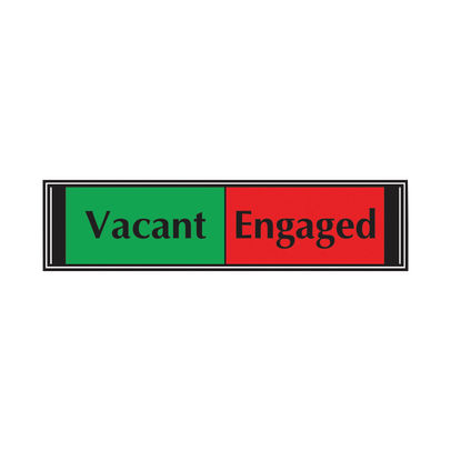 Sliding Vacant/Engaged Self-Adhesive Sign