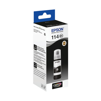 Epson 114 Ink Bottle EcoTank Pigment Black