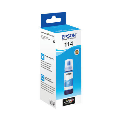 Epson 114 Ecotank Cyan Ink Bottle