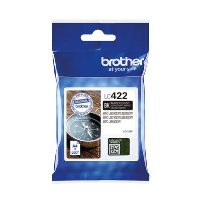 Brother LC422BK Inkjet Cartridge Black