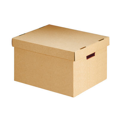 383 x 298 x 265mm Brown Storage Boxes (Pack of 10)