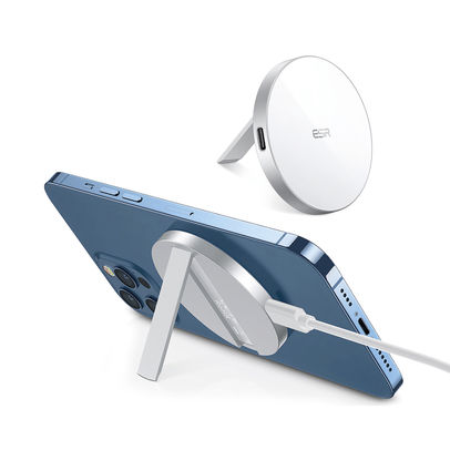 ESR HaloLock Kickstand Wireless Charger MagSafe Compatible White