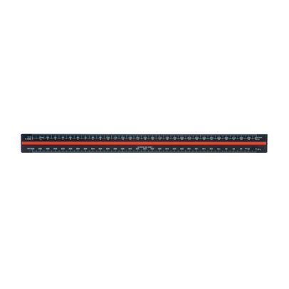 Linex Black 1:1-2500 30cm Triangular Scale Ruler