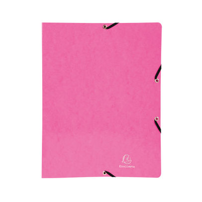 Exacompta Iderama A4 Ring Binder Pink (Pack of 20)