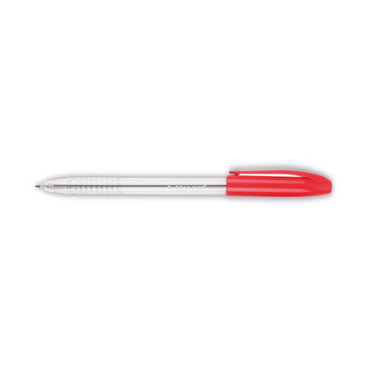 Q-Connect Grip Stick Ballpoint Pen Medium Red (Pack of 20)