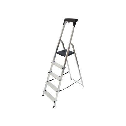 Werner Aluminium High Handrail 5 Tread Step Ladder