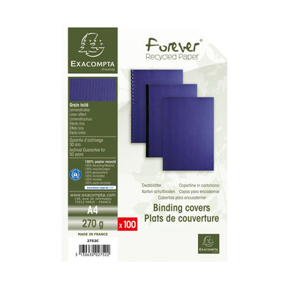 Forever Cover Satin A4 Dark Blue (Pack of 500)