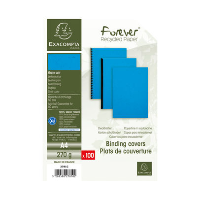 Forever Cover Leather A4 Blue (Pack of 500)