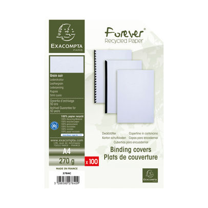 Forever Cover Leather A4 White (Pack of 500)