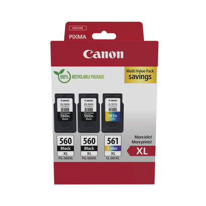 Canon PG-560XL x2/CL-561XL Inkjet Cartridge High Yield Black/Colour