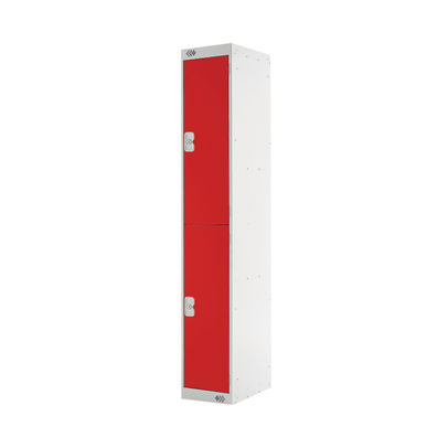 Two Compartment D300mm Red Express Standard Locker