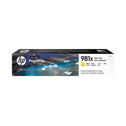 HP 981X PageWide High Yield Yellow Ink Cartridge