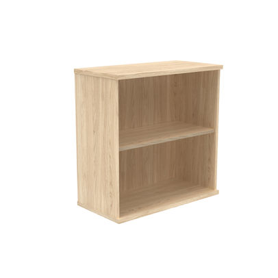 Astin Bookcase 1 Shelf 800x400x816mm Canadian Oak