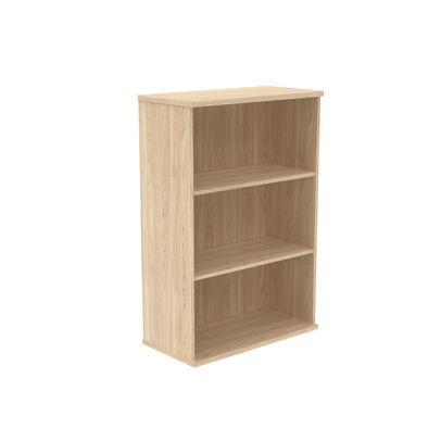 Astin Bookcase 2 Shelves 800x400x1204mm Canadian Oak