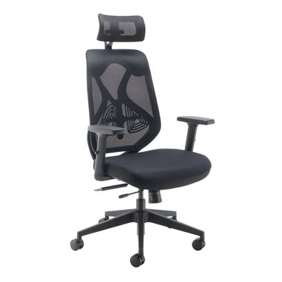 Jemini Stealth Operator Chair with Height Adjustable Arms Black