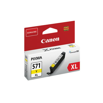 Canon CLI-571XL Yellow High Capacity Ink Cartridge - 0334C001