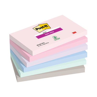 Post-it Super Sticky Soulful 76x127mm 90 Sheet (Pack of 6)