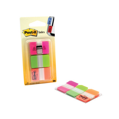 Post-it 25mm Assorted Strong Index (Pack of 66)