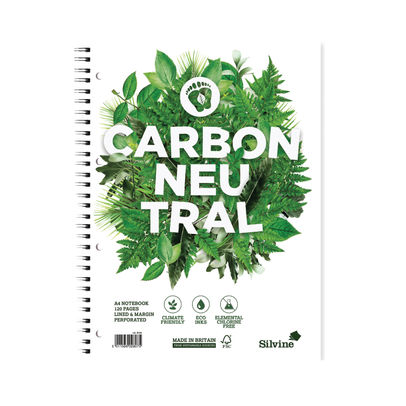 Silvine A4 Carbon Neutral Ruled Notebook (Pack of 5)