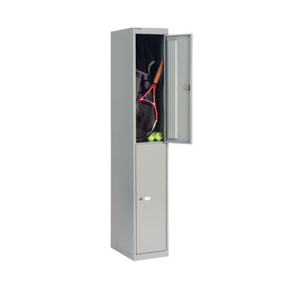 Bisley D305mm Goose Grey 2 Door Locker