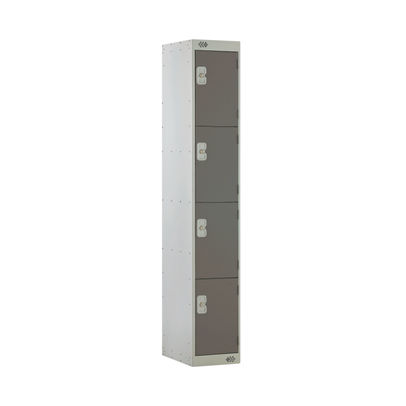 Four Compartment D300mm Dark Grey Locker